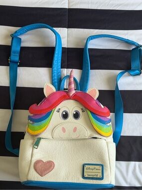 Disney loungefly Inside Out Unicorn mini backpack Pixar